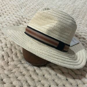San Diego Hat Company Natural Wide Brim Hat w/UPF 50